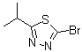 structure of CAS# 1019111-62-6, 2-Bromo-5-(1-methylethyl)-1,3,4-thiadiazole