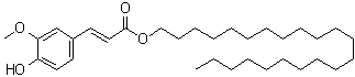 structure of CAS# 101927-24-6, E-Ferulic acid docosyl ester;1-Docosyl ferulate; Docosyl trans-ferulate