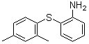 structure of CAS# 1019453-85-0, 2-[(2,4-Dimethylphenyl)sulfanyl]aniline;2-[(2,4-Dimethylphenyl)thio]benzenamine