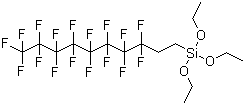 structure of CAS# 101947-16-4, 1H,1H,2H,2H-Perfluorodecyltriethoxysilane