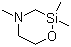 structure of CAS# 10196-49-3, 2,2,4-Trimethyl-1-oxa-4-aza-2-silacyclohexane;2,2,4-Trimethyl-1,4,2-oxazasilinane