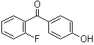 结构式 CAS# 101969-75-9, 2-氟-4'-羟基二苯甲酮
