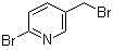structure of CAS# 101990-45-8, 2-Bromo-5-(bromomethyl)pyridine;6-Bromo-3-pyridylmethyl bromide