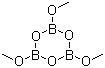 structure of CAS# 102-24-9, Trimethoxyboroxine;Trimethoxyboroxole