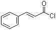 structure of CAS# 102-92-1, Cinnamoyl chloride;3-Phenyl-2-propenoyl chloride