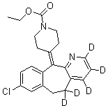 Loratadine-d<sub>5</sub> molecular structure (CAS 1020719-57-6)