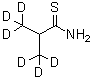 2-(Methyl-d<sub>3</sub>)propanethioamide-3,3,3-d<sub>3</sub> molecular structure (CAS 1020719-63-4)