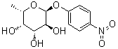 对硝基苯基 alpha-吡喃岩藻糖苷分子结构 (CAS 10231-84-2)