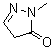 structure of CAS# 10234-66-9, 2-Methyl-2,4-dihydropyrazol-3-one;1-Methyl-2-pyrazolin-5-one; 1-Methyl-5-pyrazolone