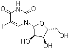 结构式 CAS# 1024-99-3, 5-碘尿苷