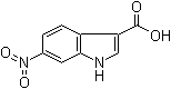 structure of CAS# 10242-03-2, 6-Nitro-1H-indole-3-carboxylic acid;NSC 82382