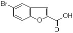结构式 CAS# 10242-11-2, 5-溴苯并呋喃-2-羧酸