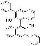 结构式 CAS# 102490-05-1, (S)-3,3'-二苯基-1,1'-联萘-2,2'-二醇
