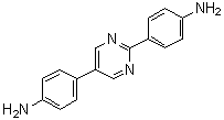结构式 CAS# 102570-64-9, 2,5-双(4-氨基苯基)嘧啶