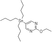 结构式 CAS# 1025746-10-4, 2-乙氧基-5-(三丁基锡烷基)嘧啶