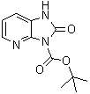 1,2-二氢-2-氧代-3H-咪唑并[4,5-b]吡啶-3-羧酸叔丁酯分子结构 (CAS 1027159-01-8)