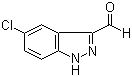 5-氯-1H-吲唑-3-甲醛分子结构 (CAS 102735-84-2)