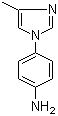 结构式 CAS# 102791-87-7, 1-(4-氨基苯基)-4-甲基-1H-咪唑