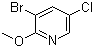 结构式 CAS# 102830-75-1, 3-溴-5-氯-2-甲氧基吡啶