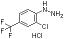 结构式 CAS# 1029649-46-4, [2-氯-4-(三氟甲基)苯基]肼盐酸盐