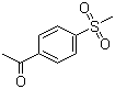 structure of CAS# 10297-73-1, 4'-Methylsulphonylacetophenone;1-[4-(Methylsulfonyl)phenyl]ethan-1-one