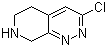 结构式 CAS# 1029721-23-0, 3-氯-5,6,7,8-四氢吡啶并[3,4-c]哒嗪