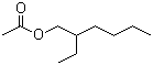 2-乙基己基乙酸酯分子结构 (CAS 103-09-3)