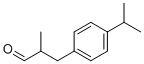 structure of CAS# 103-95-7, Cyclamen aldehyde;2-methyl-3-(4-propan-2-ylphenyl)propanal