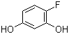 structure of CAS# 103068-41-3, 4-Fluoro-1,3-dihydroxybenzene;4-Fluororesorcinol; 4-Fluoro-1,3-benzenediol