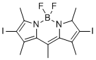 structure of CAS# 1031443-55-6, 2,6-Diiodo-1,3,5,7,8-pentaethyl-BODIPY;5,5-Difluoro-2,8-diiodo-1,3,7,9,10-pentamethyl-5H-4l4,5l4-dipyrrolo[1,2-c:2',1'-f][1,3,2]diazaborinine