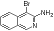 structure of CAS# 10321-49-0, 3-Amino-4-bromoisoquinoline;4-Bromoisoquinoline-3-amine