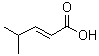 结构式 CAS# 10321-71-8, 4-甲基-2-戊烯酸