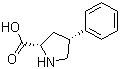 结构式 CAS# 103290-40-0, 顺式-4-苯基-L-脯氨酸
