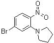 structure of CAS# 1033201-57-8, 1-(5-Bromo-2-nitrophenyl)pyrrolidine