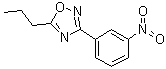 structure of CAS# 1033202-02-6, 3-(3-Nitrophenyl)-5-propyl-1,2,4-oxadiazole