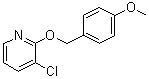 structure of CAS# 1033202-56-0, 3-Chloro-2-[(4-methoxyphenyl)methoxy]pyridine