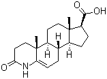 3-Oxo-4-aza-5-androstene-17b-carboxylic acid molecular structure (CAS 103335-54-2)
