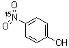 4-(Nitro-<sup>15</sup>N)phenol molecular structure (CAS 103427-15-2)