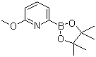 结构式 CAS# 1034297-69-2, 6-甲氧基吡啶-2-硼酸频哪醇酯