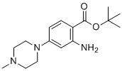 structure of CAS# 1034975-35-3, Tert-butyl 2-amino-4-(4-methylpiperazin-1-yl)benzoate
