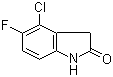 structure of CAS# 103585-71-3, 4-Chloro-5-fluoroindolin-2-one;4-Chloro-5-fluoro-1,3-dihydro-2H-indol-2-one