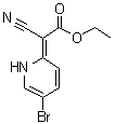 结构式 CAS# 103590-10-9, (5-溴-2(1H)-吡啶基亚基)氰基乙酸乙酯