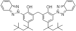 结构式 CAS# 103597-45-1, 紫外光吸收剂 UV-360; 2,2'-亚甲基双(4-叔辛基-6-苯并三唑苯酚)