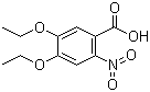 structure of CAS# 103796-34-5, 4,5-Diethoxy-2-nitrobenzoic acid