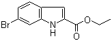 structure of CAS# 103858-53-3, Ethyl 6-bromoindole-2-carboxylate;6-Bromoindole-2-carboxylic acid ethyl ester