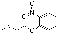 结构式 CAS# 1038700-63-8, N-甲基-2-(2-硝基苯氧基)乙胺