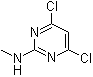 structure of CAS# 10397-15-6, 4,6-Dichloro-N-methyl-2-pyrimidinamine;NSC 90604