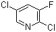 structure of CAS# 103999-77-5, 2,5-Dichloro-3-fluoropyridine
