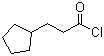 结构式 CAS# 104-97-2, 3-环戊基丙酰氯