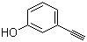 structure of CAS# 10401-11-3, 3-Ethynylphenol;3-Hydroxyphenylacetylene